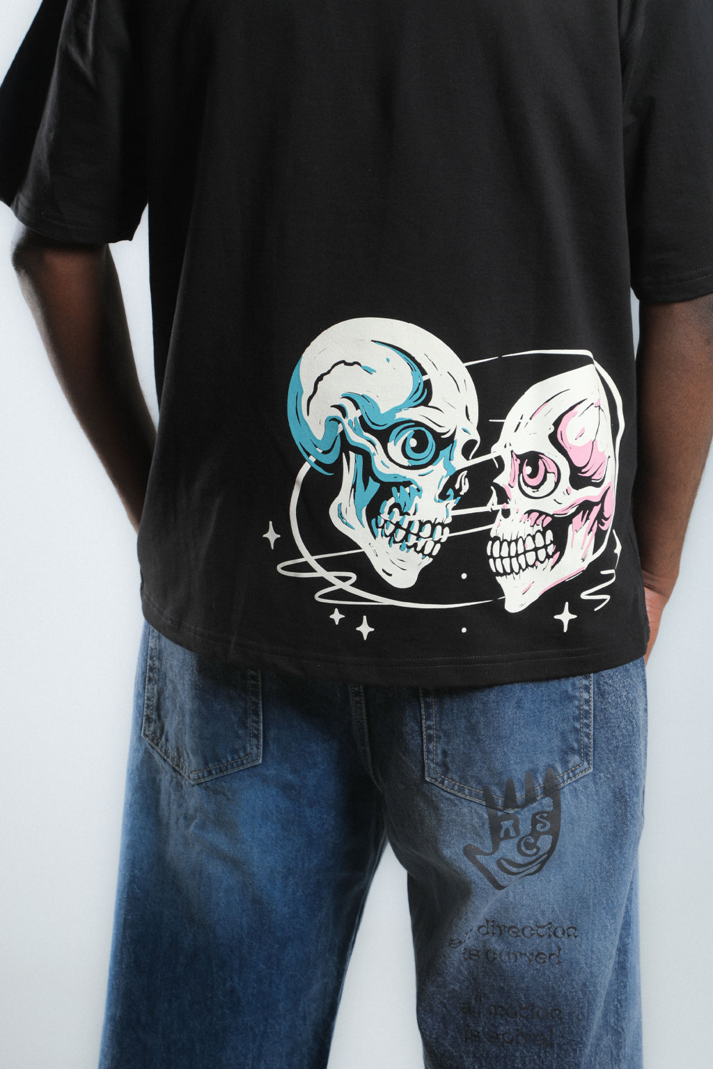 The Look – Black Quote Oversized T-Shirt