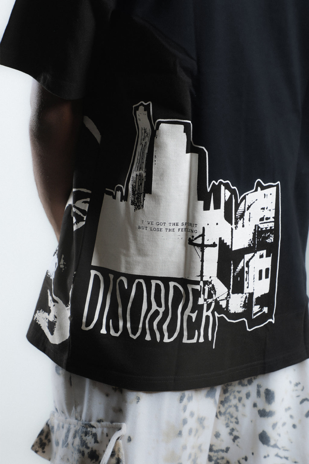 Masked Face - Black Oversized T-Shirt