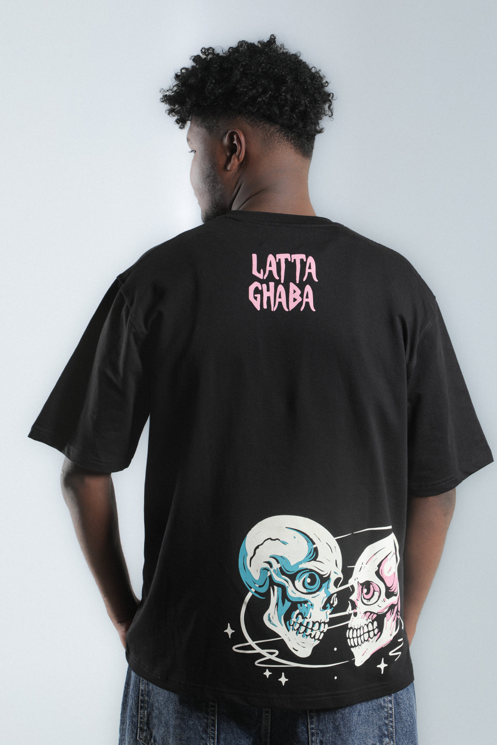 The Look – Black Quote Oversized T-Shirt